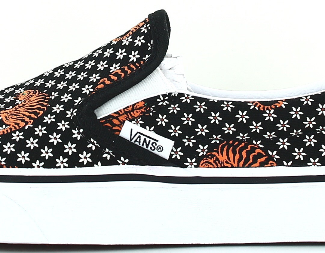 Vans Classic slip on tiger patchwork noir blanc