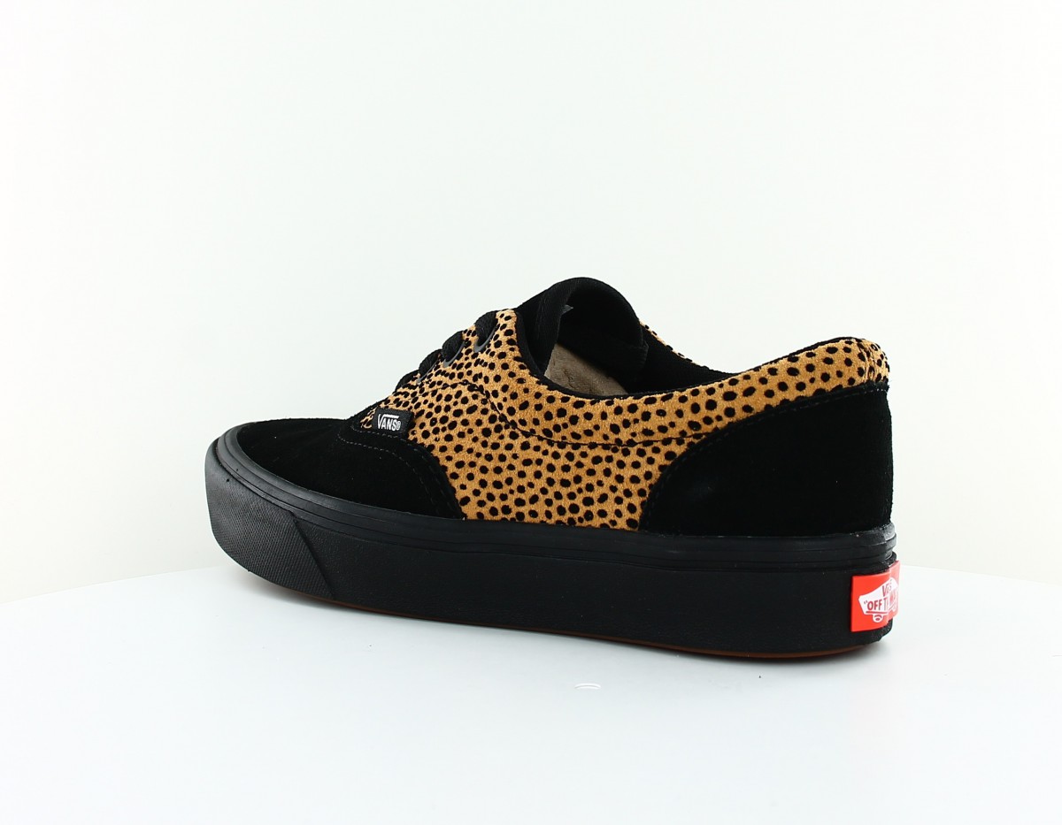 Vans Comfycush era tiny cheetah marron noir print