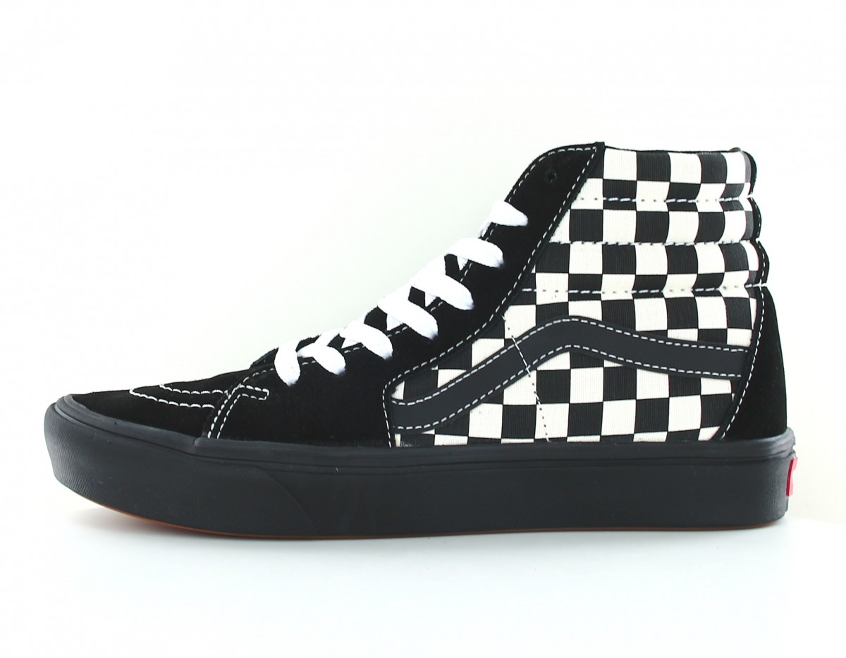 Vans Comfycush sk8-hi mixed media noir blanc