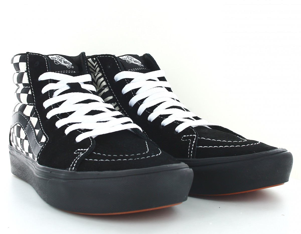 Vans Comfycush sk8-hi mixed media noir blanc