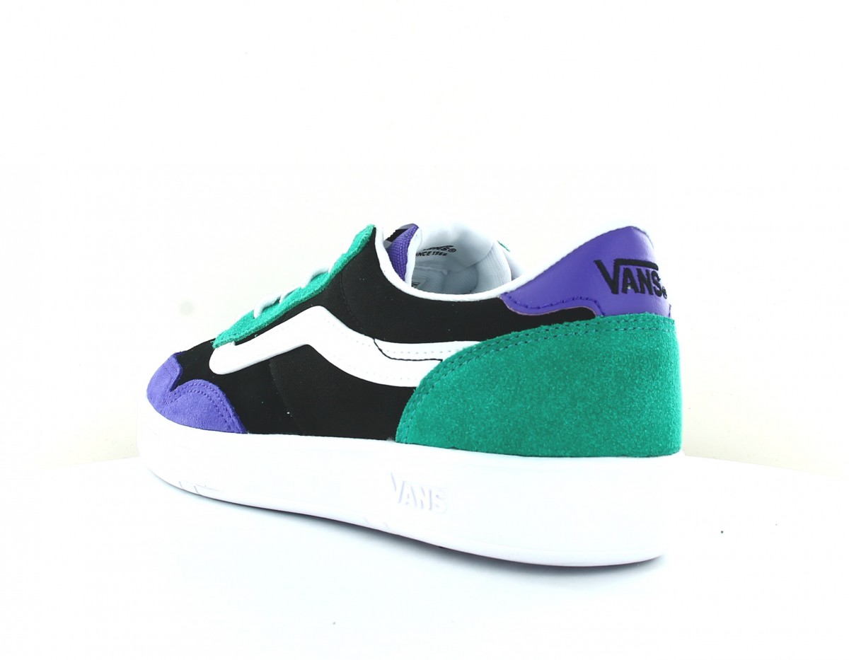 Vans Cruze staple too multi tone noir violet vert blanc