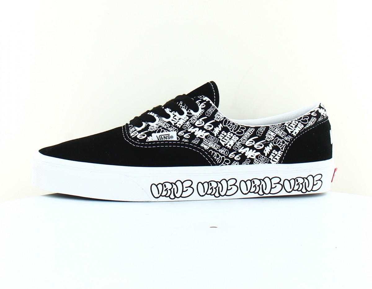 Vans Era 2 graffiti noir blanc