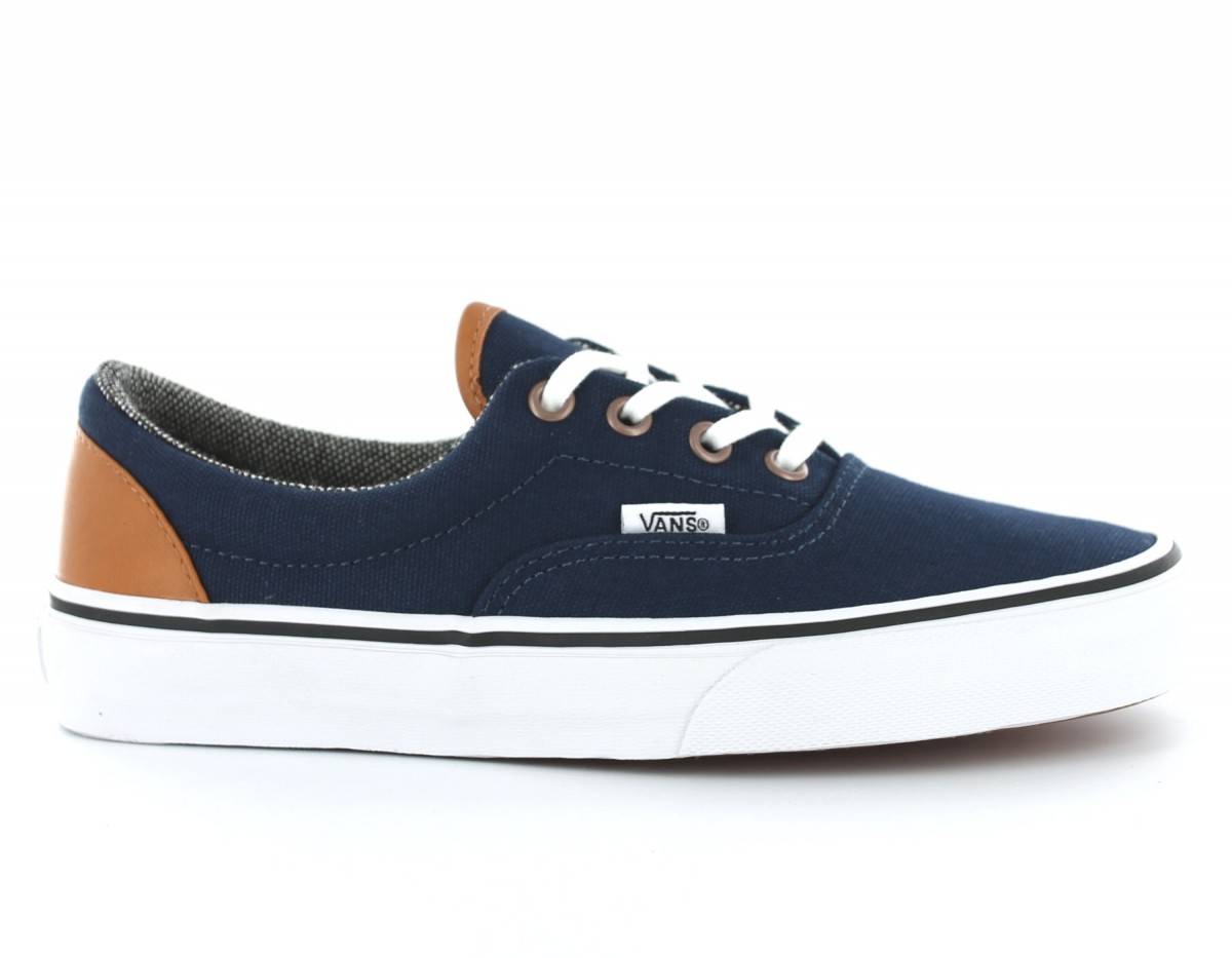 vans bleu marron
