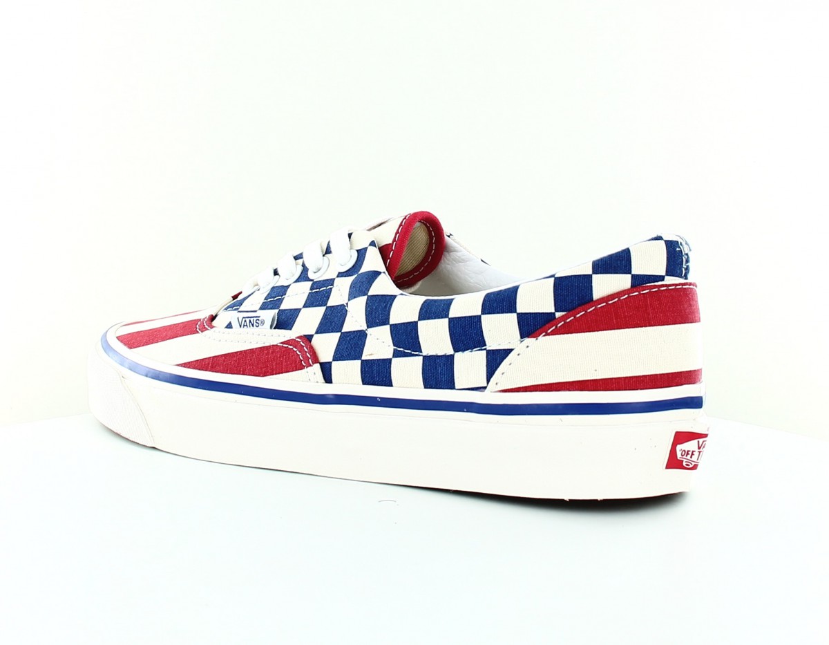 Vans Era 95 dx anaheim factory beige rouge bleu checkboard