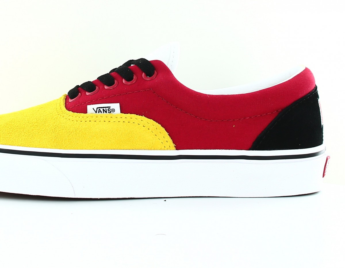 Vans Era multicolor jaune rouge bleu noir