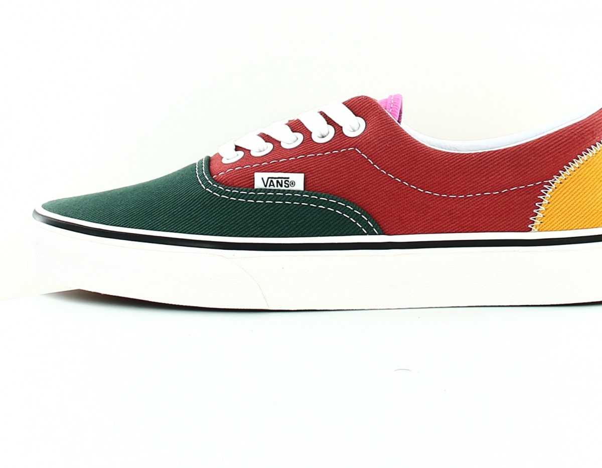 vans bleu rouge vert jaune