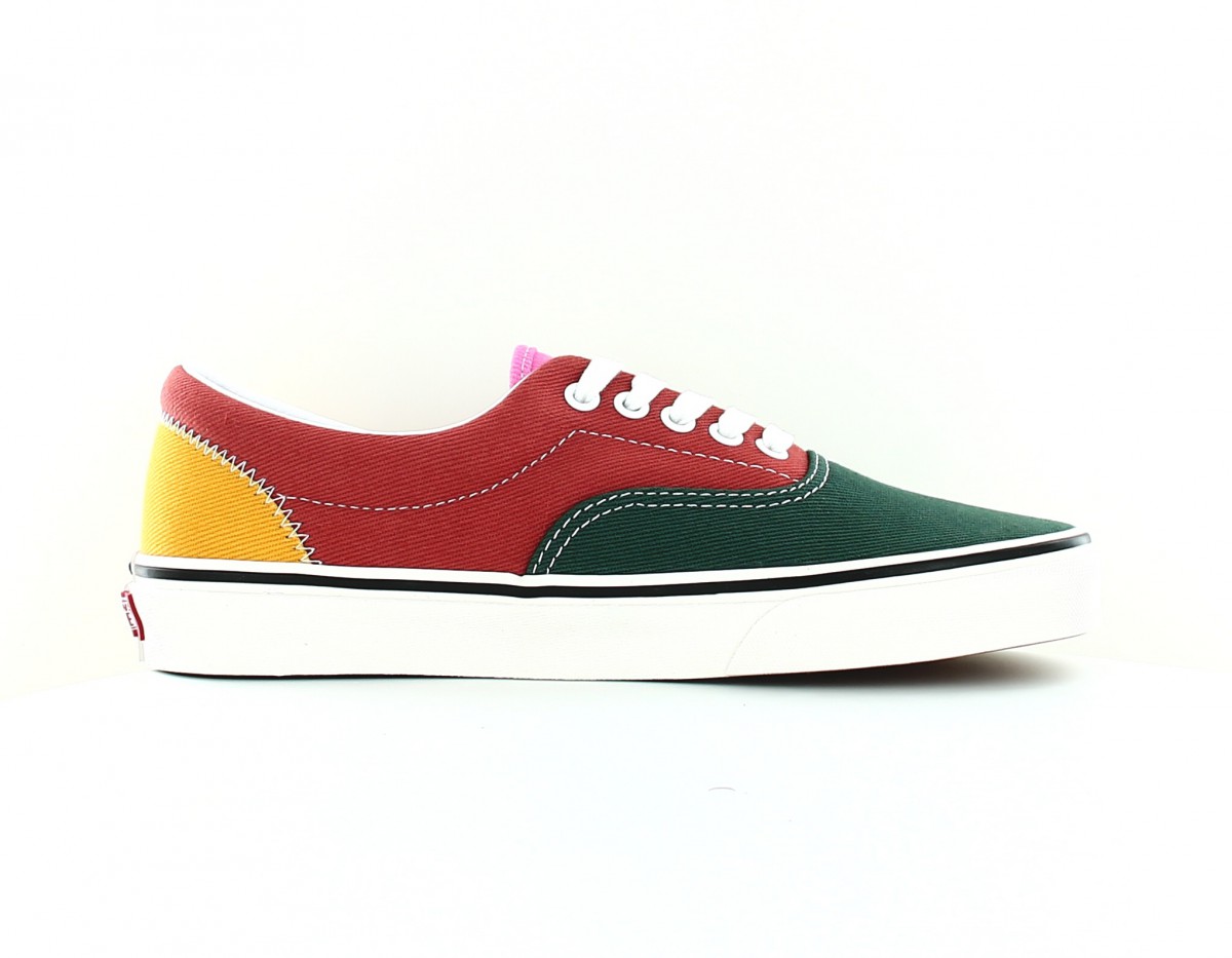 vans bleu rouge vert jaune