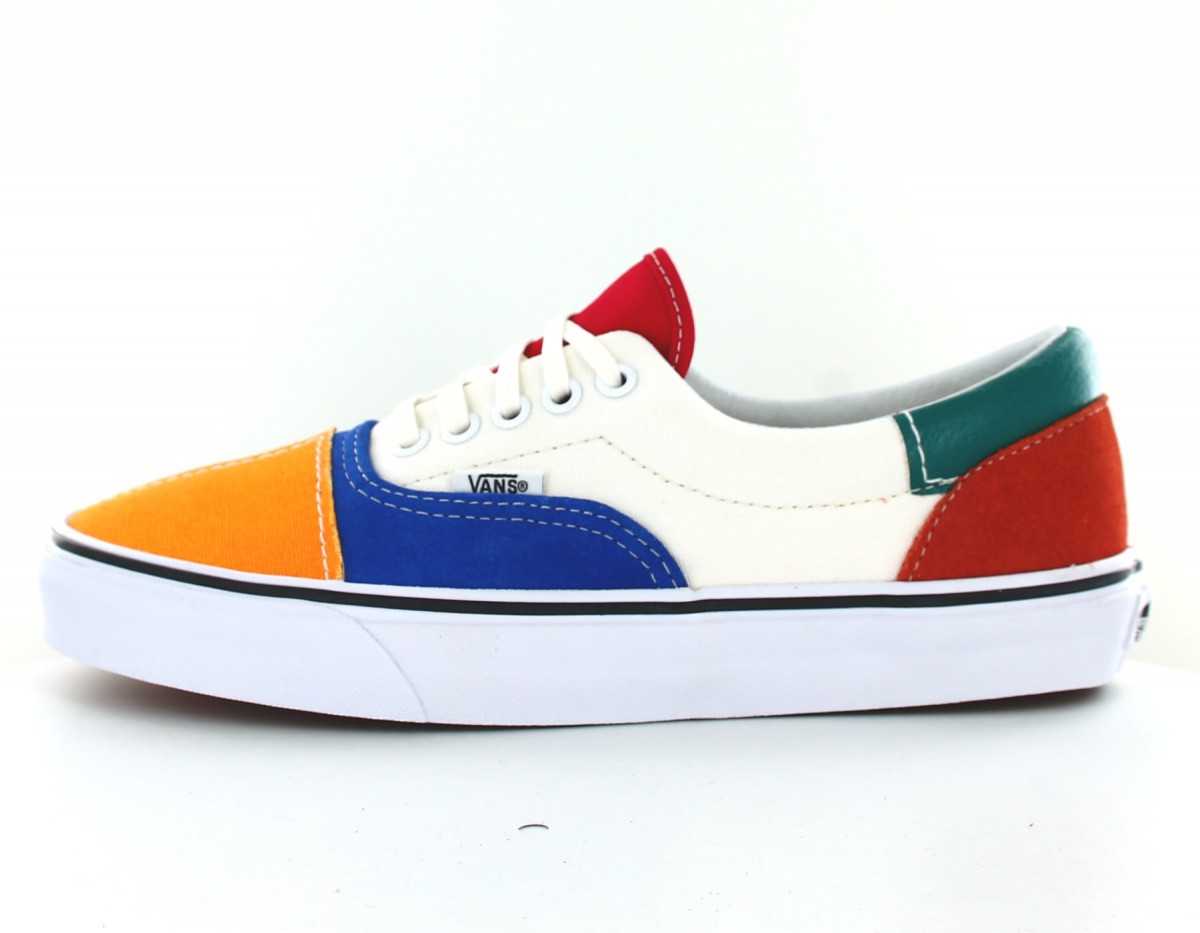 Vans Era patchwork multicolor blanc