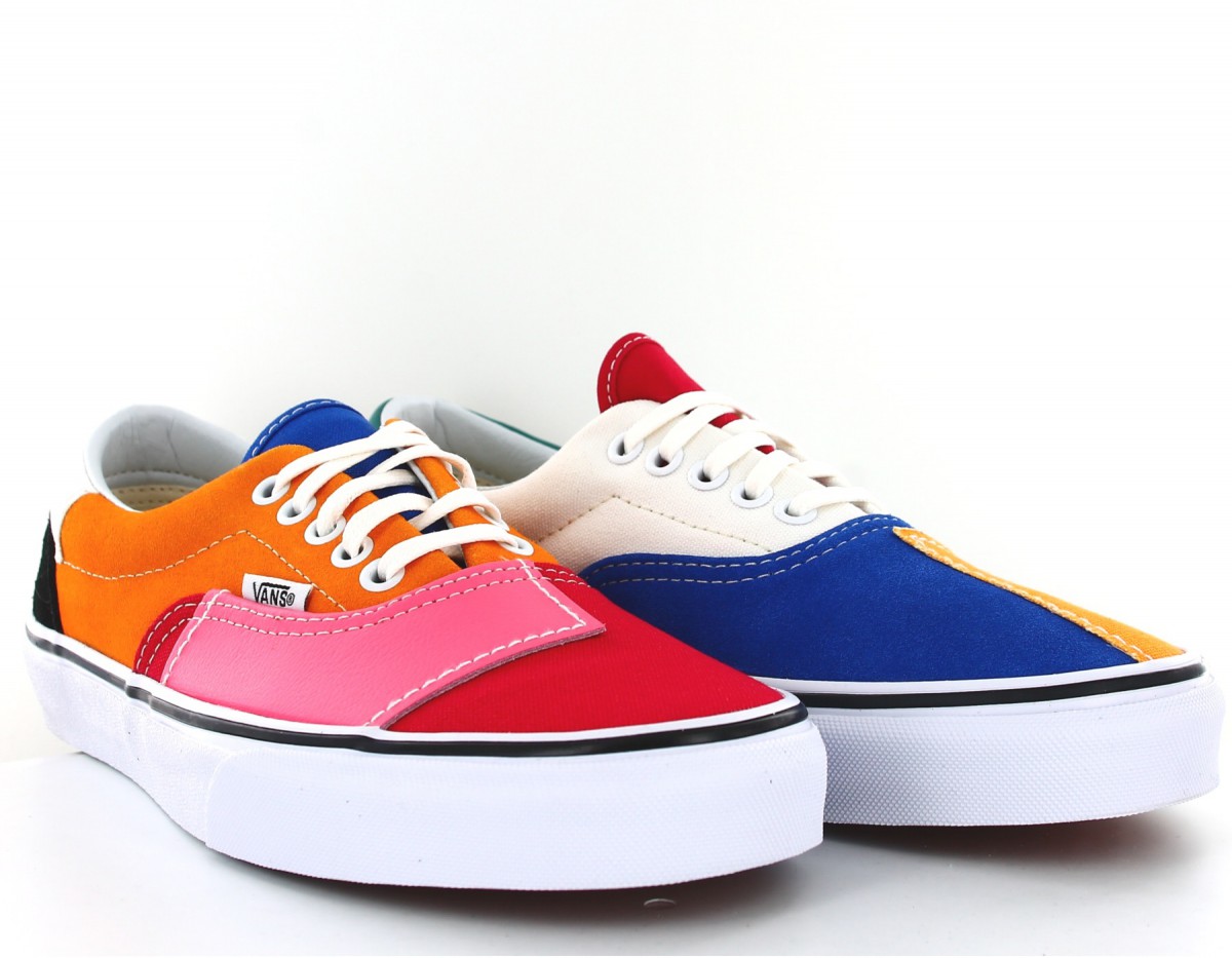 Vans Era patchwork multicolor blanc