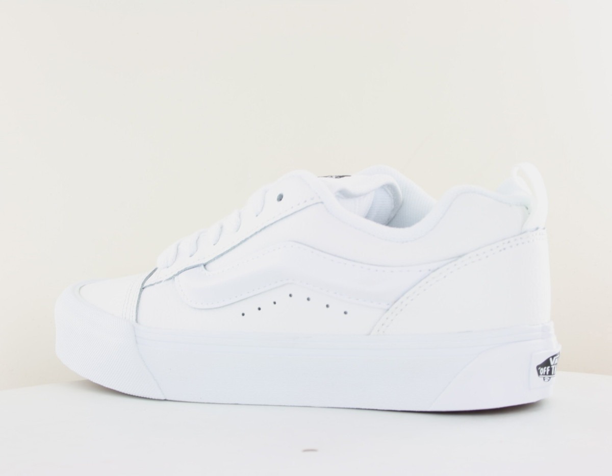 Vans Knu skool cuir toute blanche