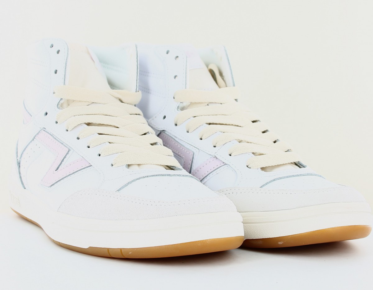 Vans Lowland hi femme blanc rose