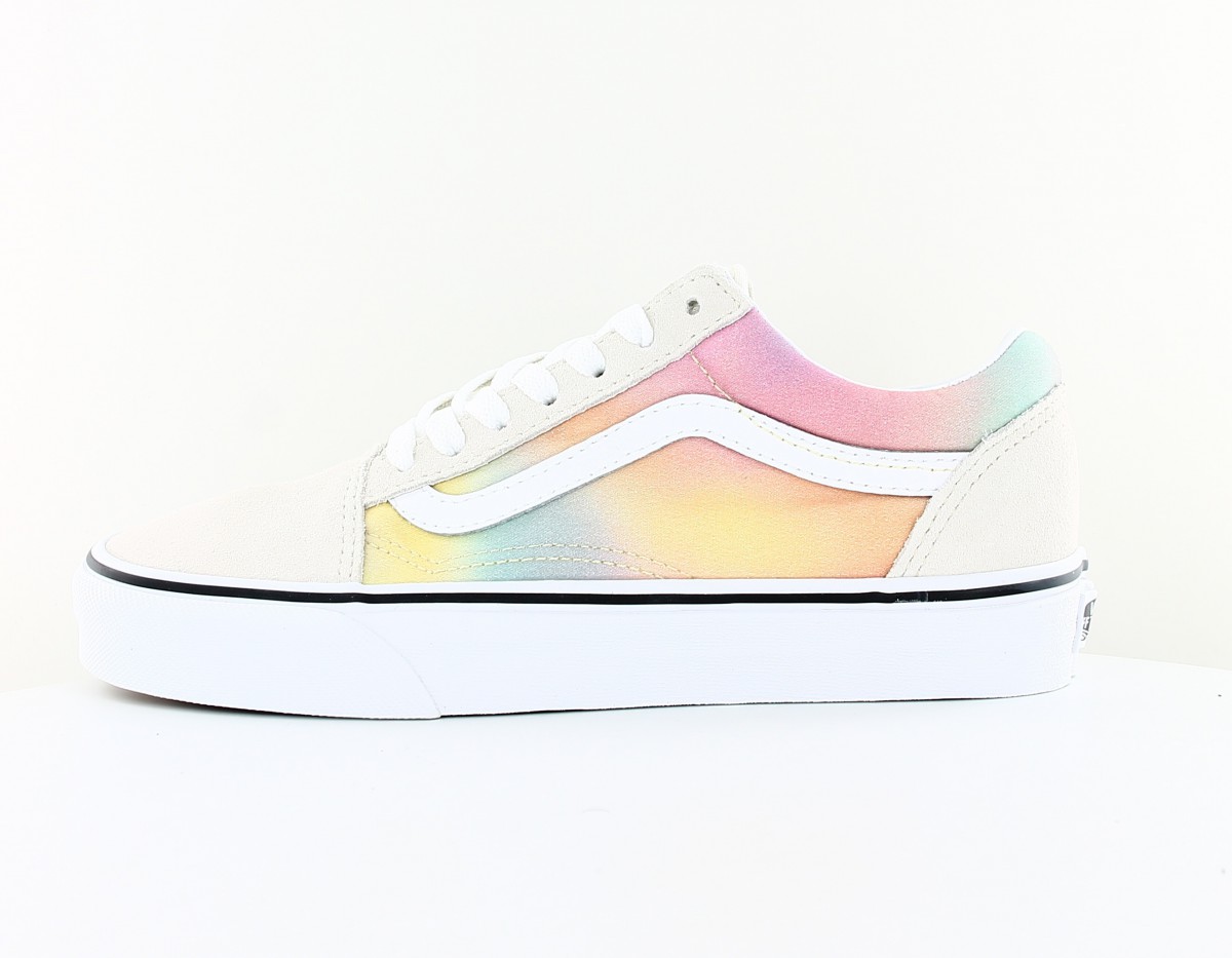 Vans Old skool aura shift beige blanc multicolor