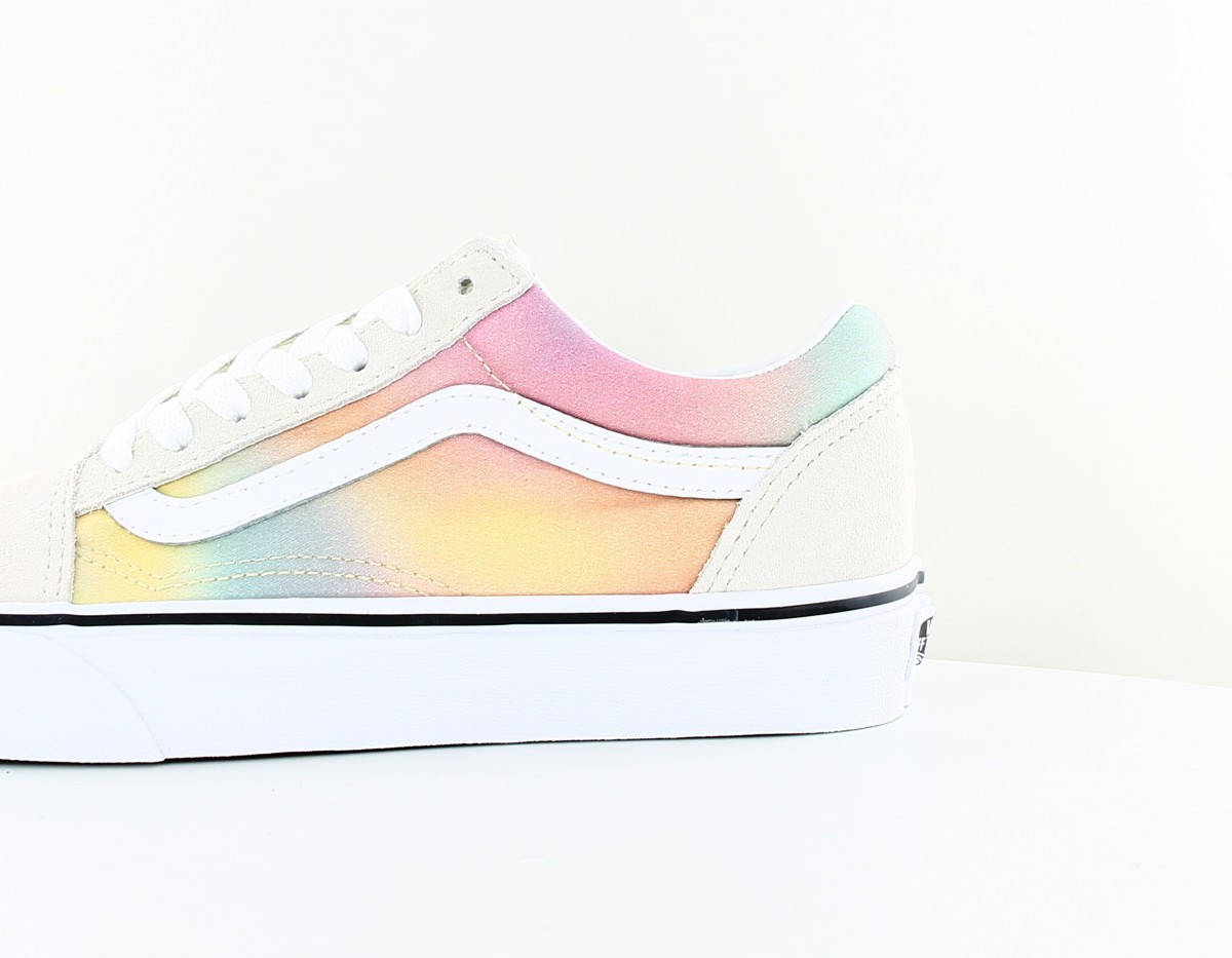 Vans Old skool aura shift beige blanc multicolor