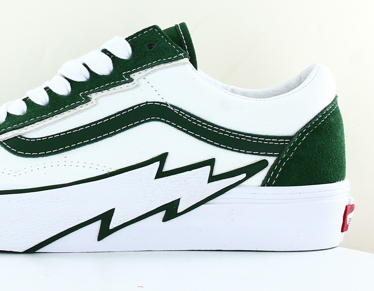 Vans Old skool bolt blanc vert