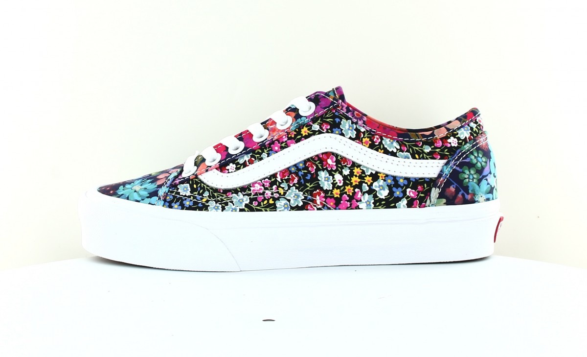 Vans Old skool tapered liberty fabrics multicolor floral foncé blanc