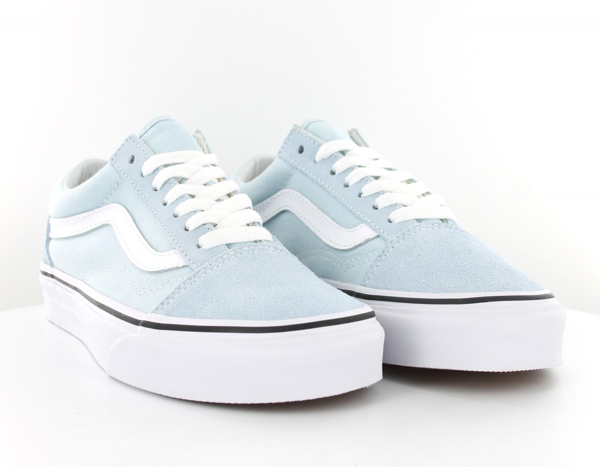 Vans Old Skool Bleu ciel blanc