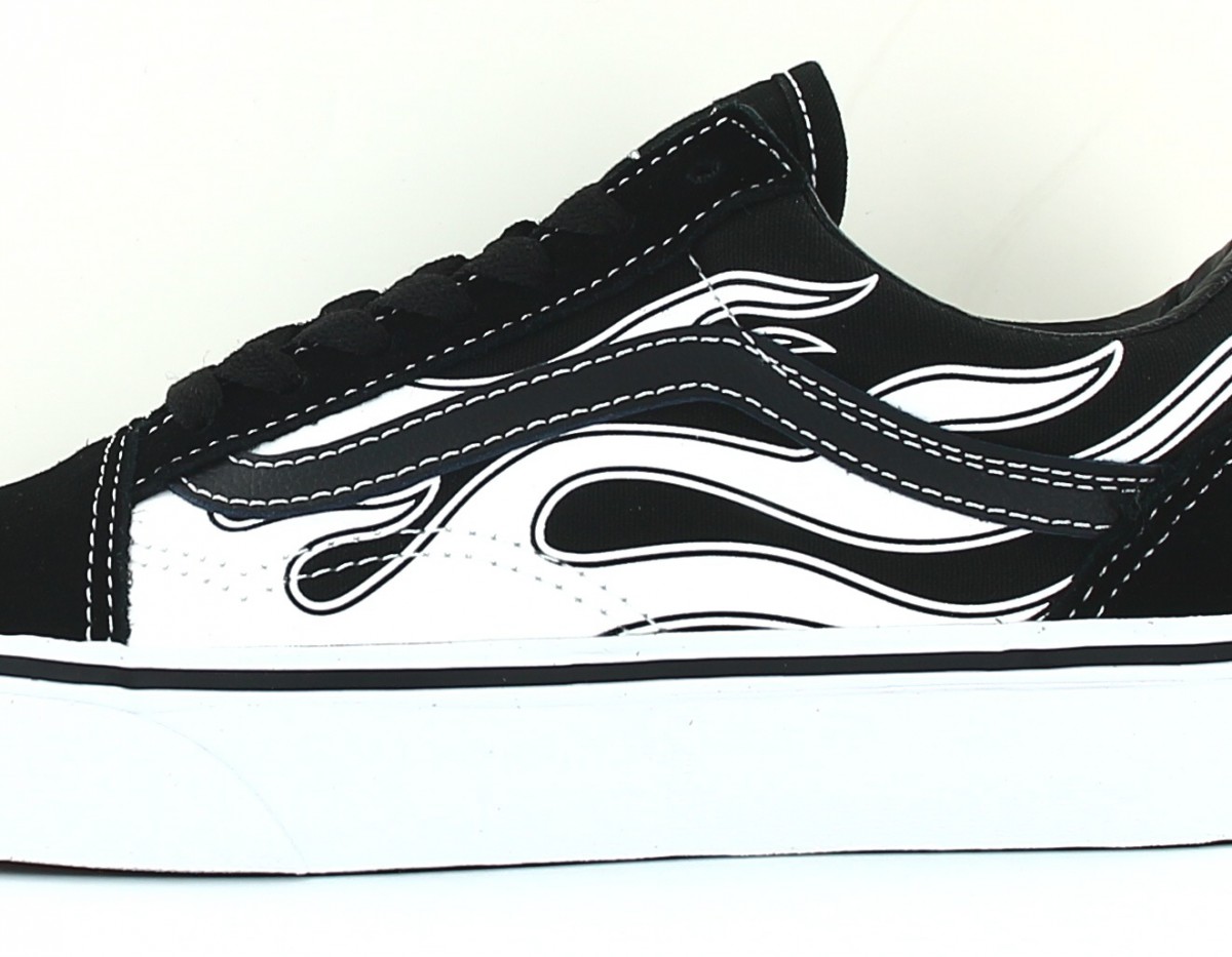 Vans Old skool flame noir blanc