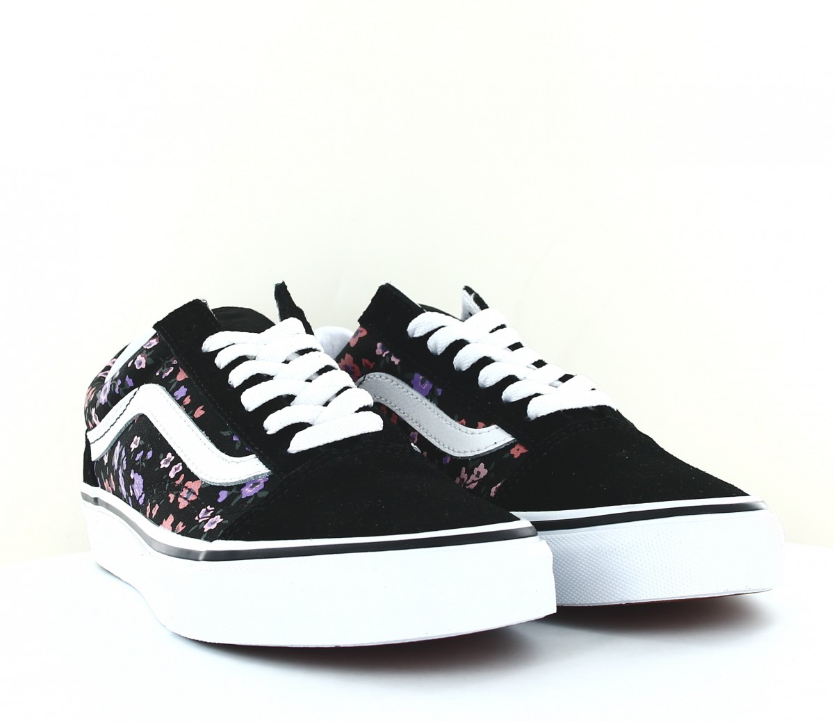 Vans Old skool floral noir blanc floral