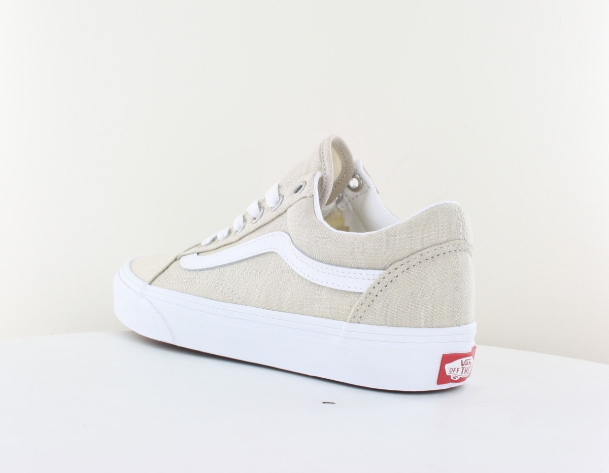 Vans Old skool linen beige blanc