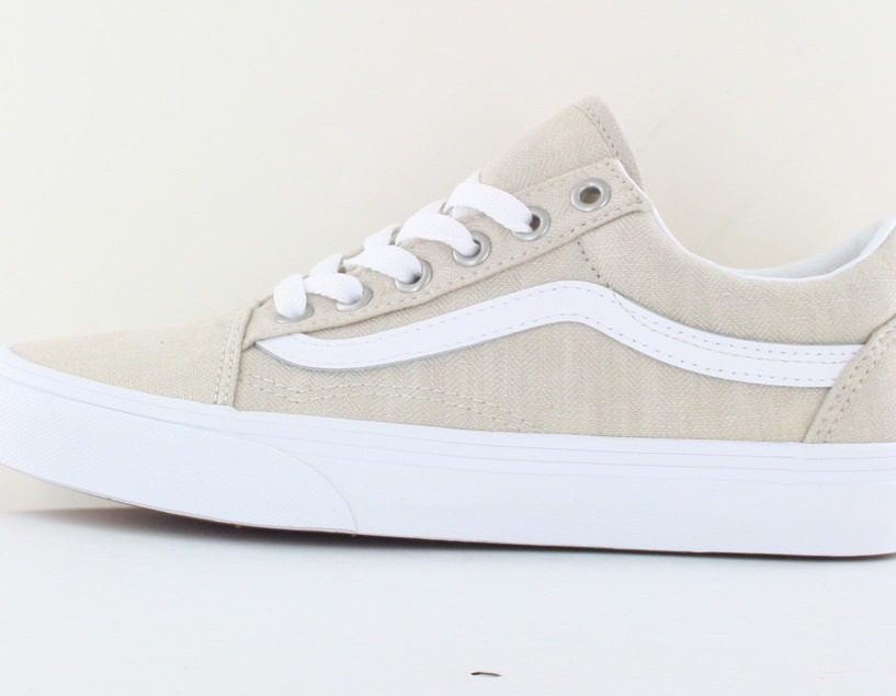 Vans Old skool linen beige blanc