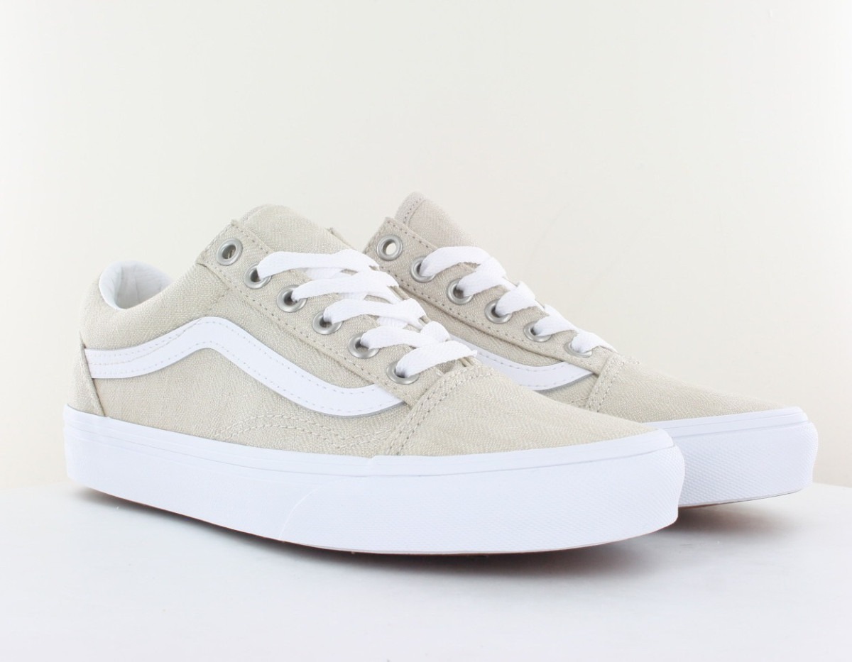 Vans Old skool linen beige blanc