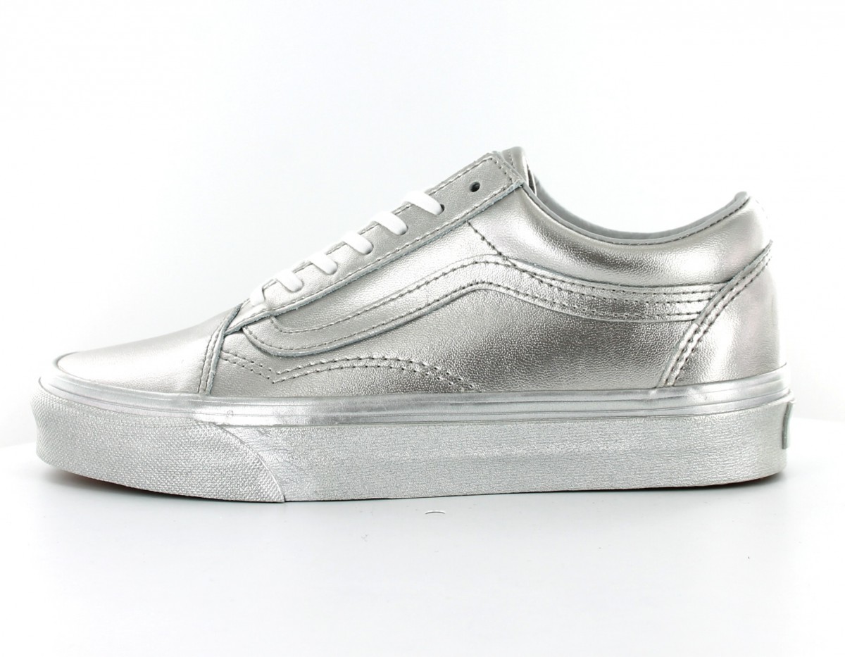 Vans Old Skool Metallic Sidewall Metallic Argent