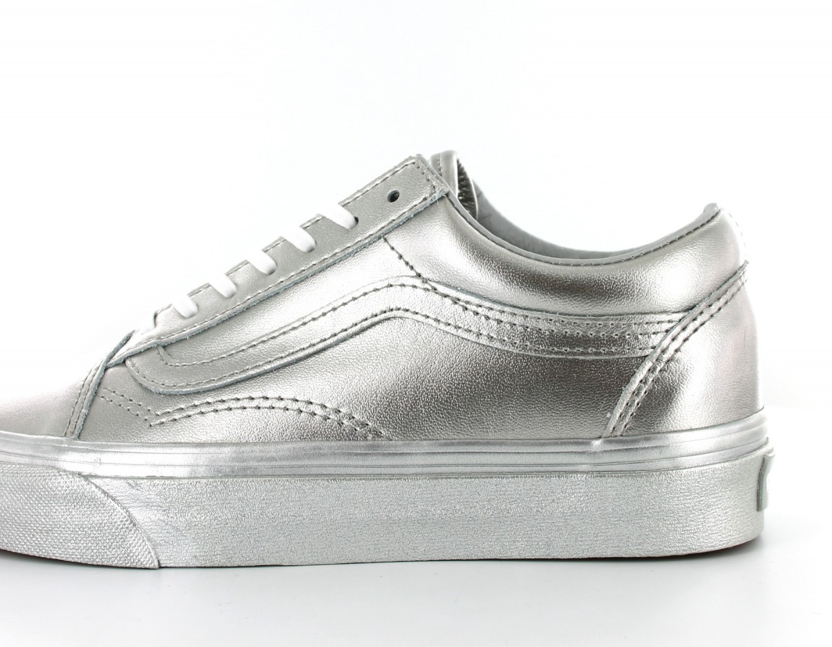 Vans Old Skool Metallic Sidewall Metallic Argent