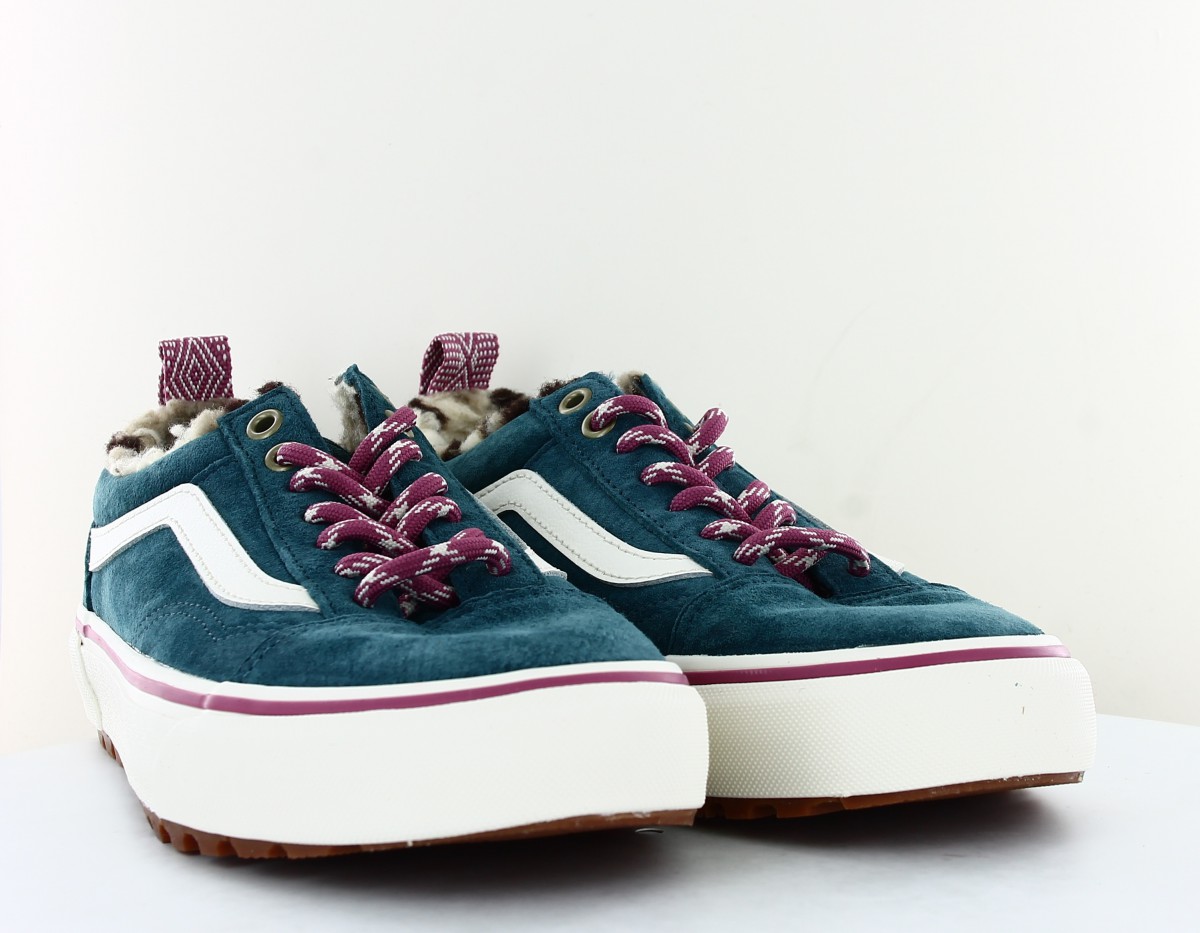 Vans Old skool mte-1 bleu sarcelle blanc mauve