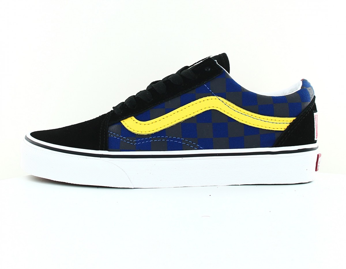 Vans Old Skool noir checkerboard multicolor