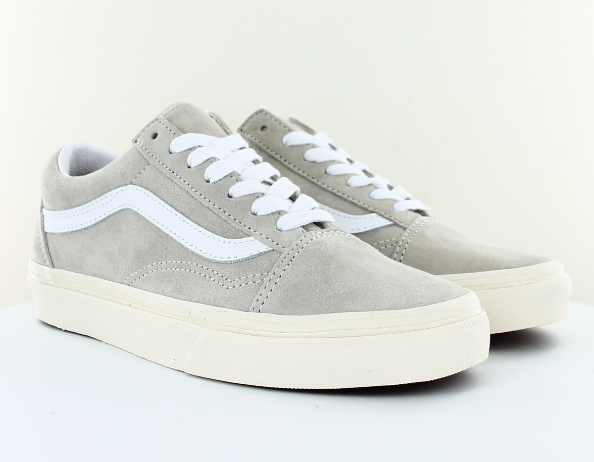 Vans Old skool pig suede beige blanc