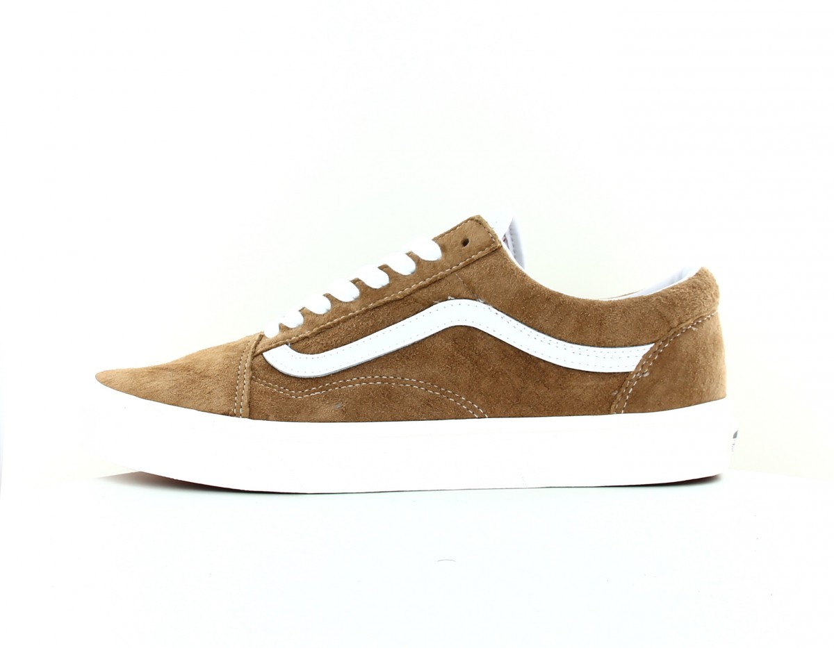 Vans Old skool pig suede camel blanc