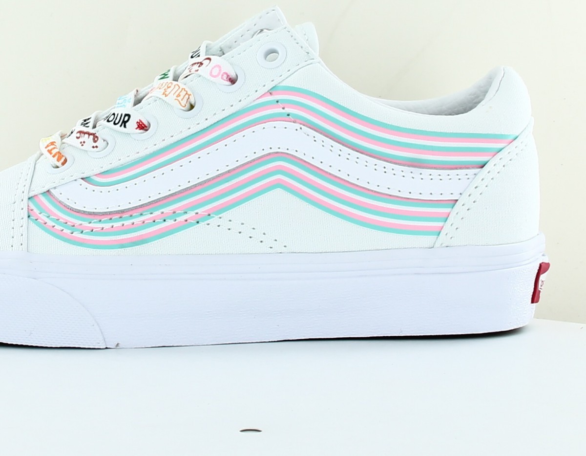 Vans Old skool pride blanc multicolor