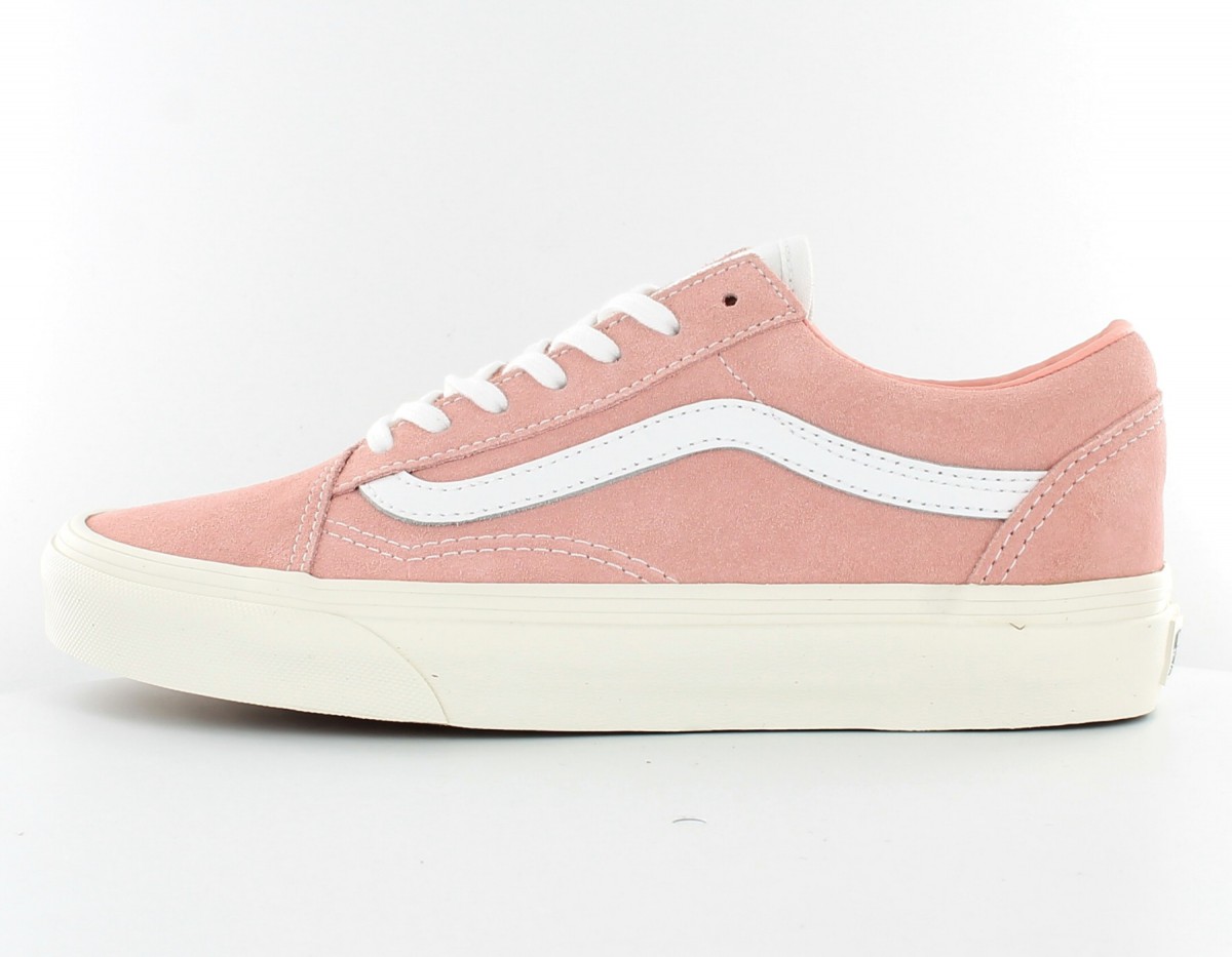 Vans Old skool retro rose blanc