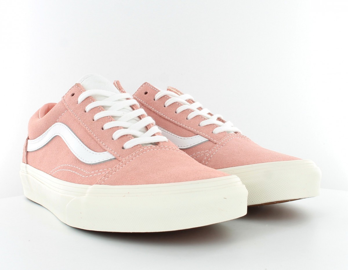 Vans Old skool retro rose blanc