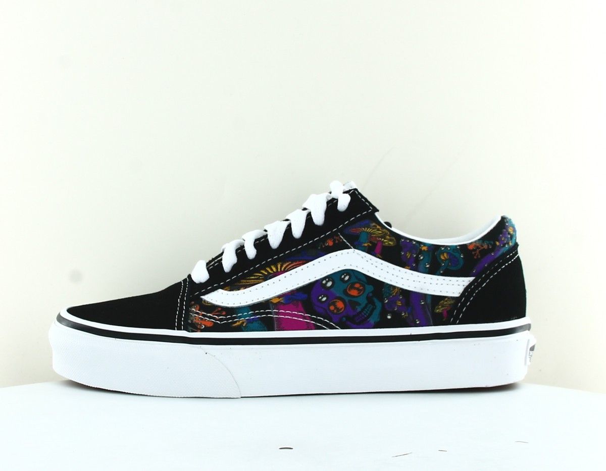 Vans Old skool trippy drip noir blanc multicolor