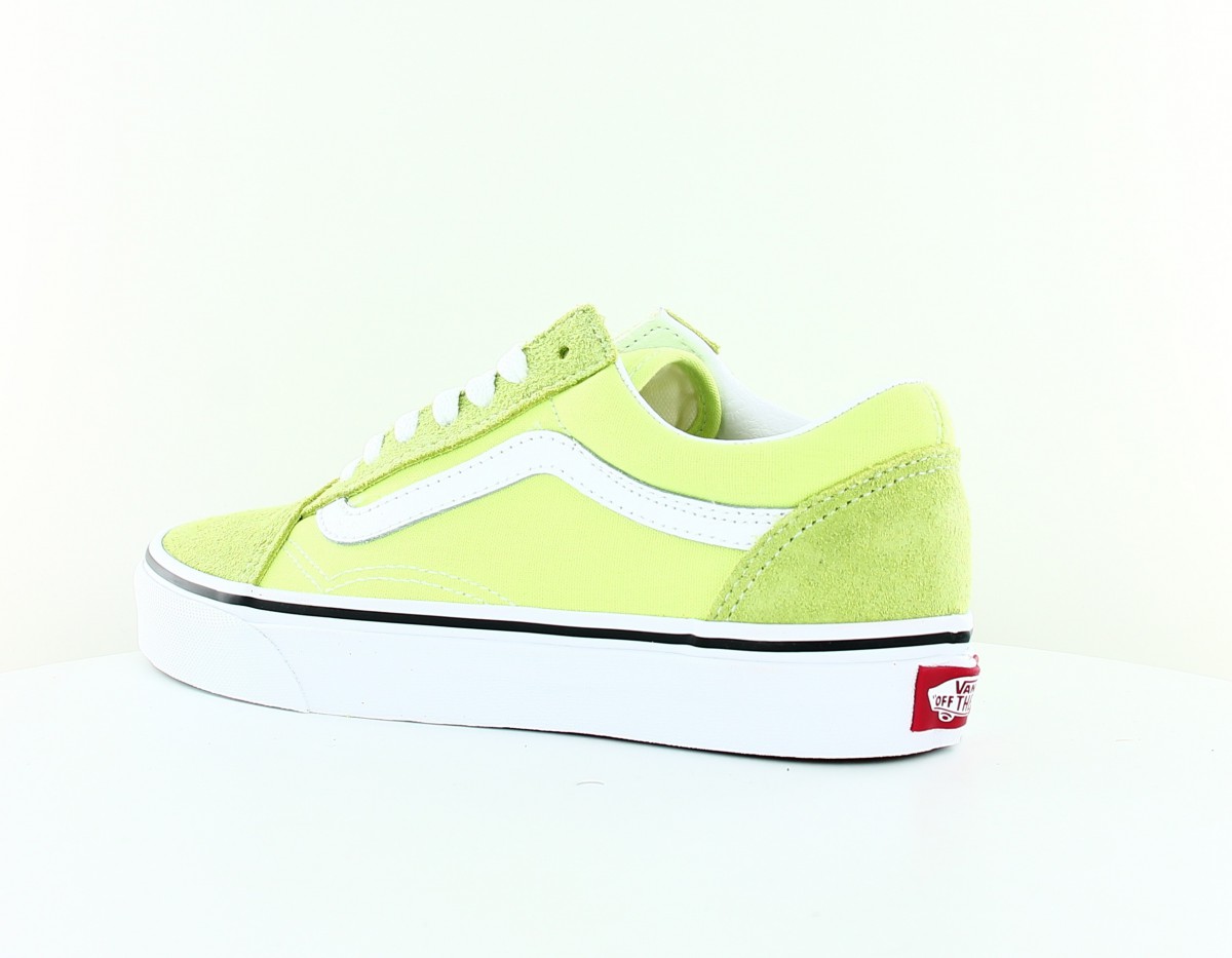 Vans Old Skool vert pomme blanc