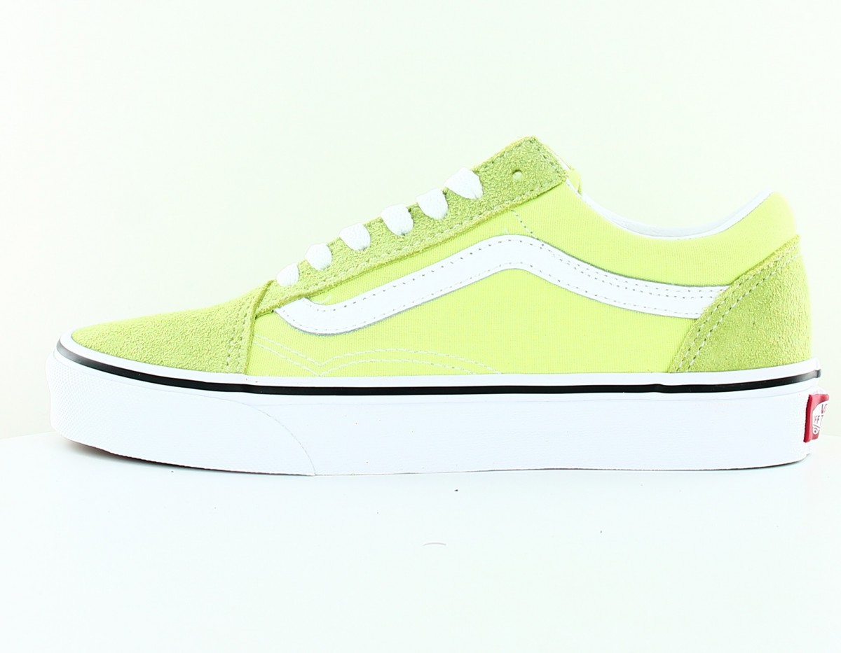 Vans Old Skool vert pomme blanc