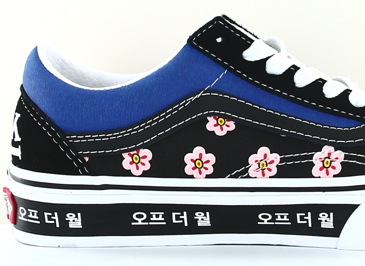 Vans Old skool korean noir rouge bleu blanc