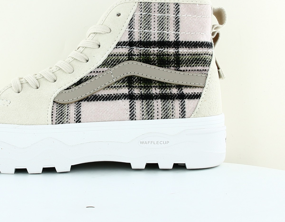 Vans Sentry sk8-hi beige plaid