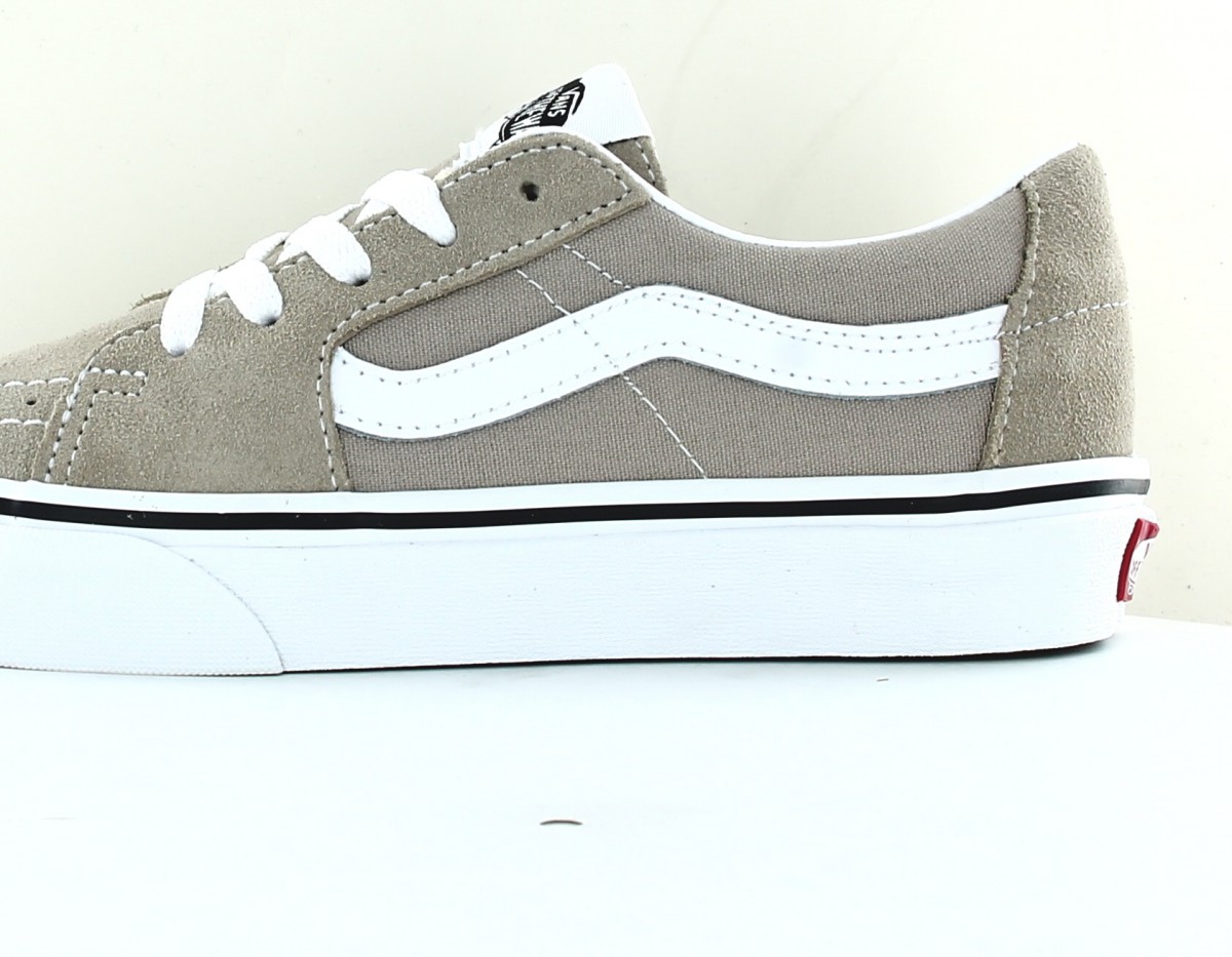 Vans Sk8 low taupe blanc