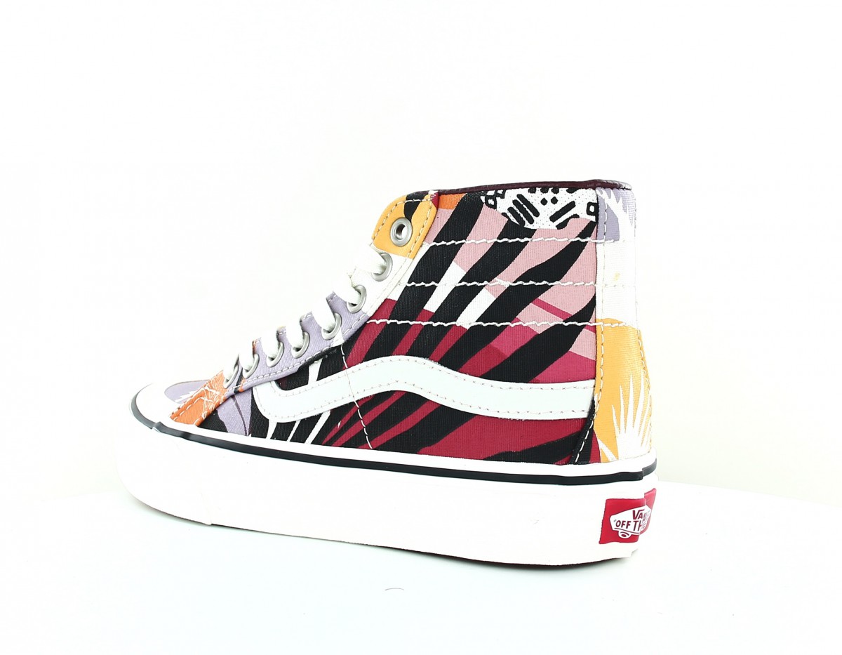 Vans Sk8-hi 138 decon multicolor floral blanc