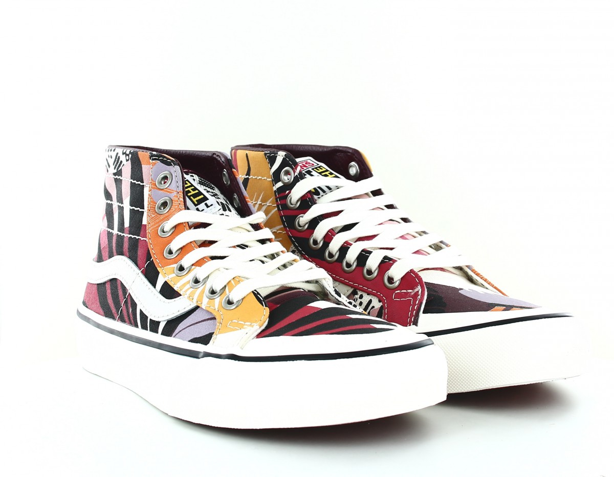 Vans Sk8-hi 138 decon multicolor floral blanc