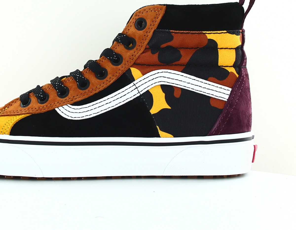 Vans SK8-hi 46 MTE DX noir blanc marron jaune violet