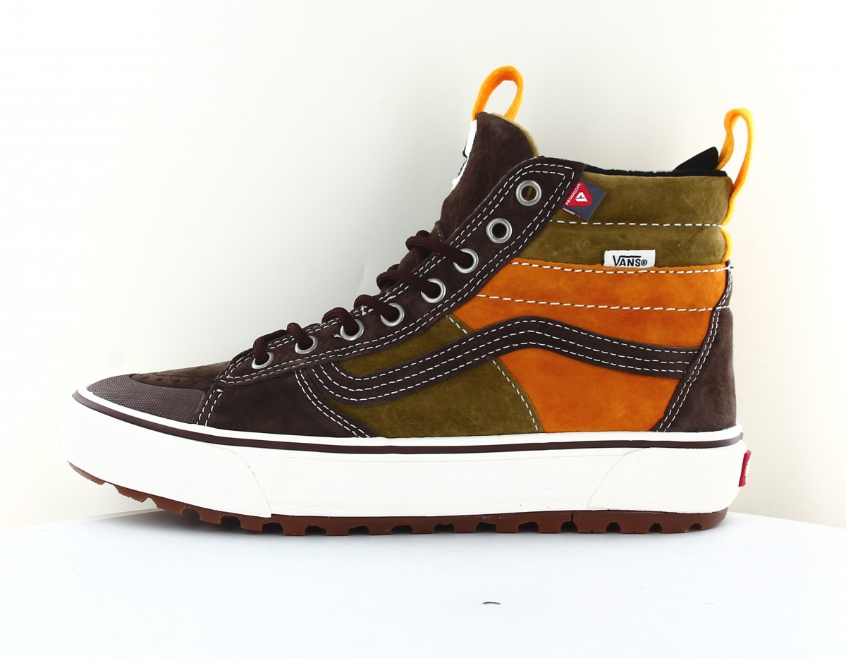 Vans SK8-hi mte 2 marron kaki orange jaune