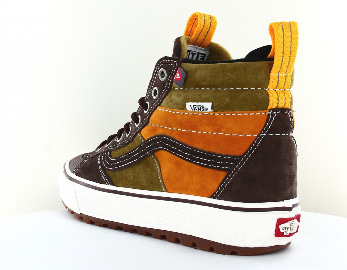 Vans SK8-hi mte 2 marron kaki orange jaune