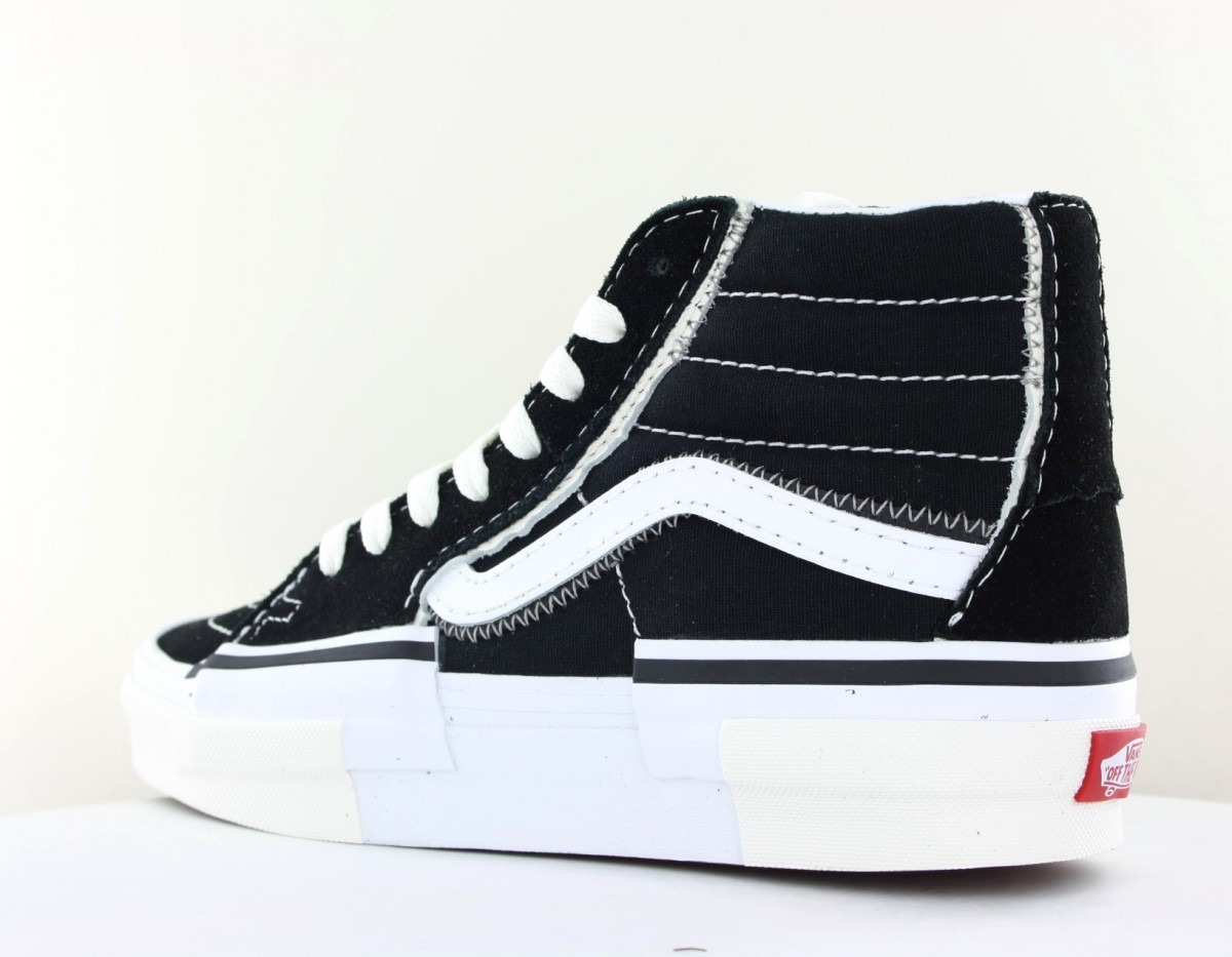 Vans Sk8 hi reconstruct noir blanc