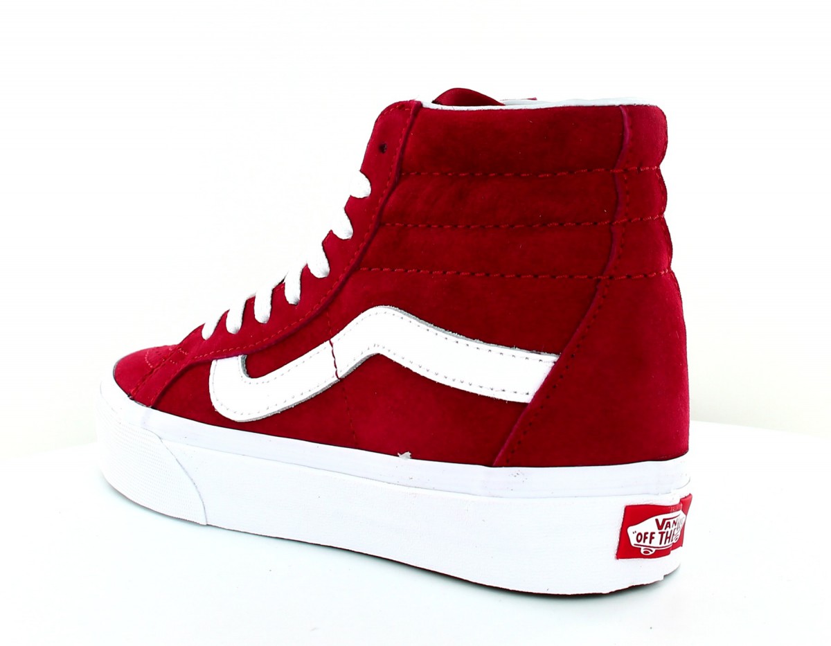 Vans SK8 Hi Reissue Rouge blanc