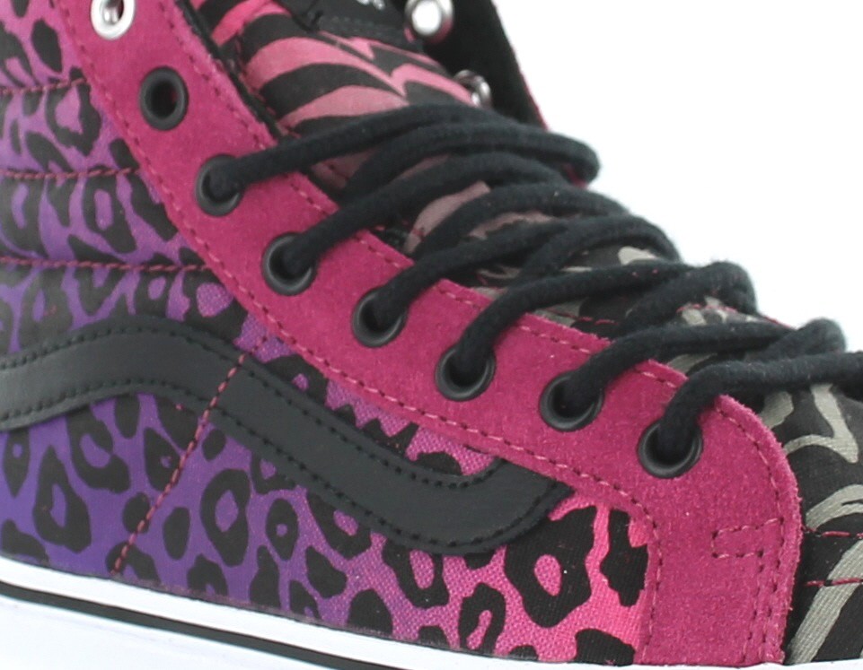 Vans Sk8 Hi Slim cheetah zebra ROSE/VIOLET