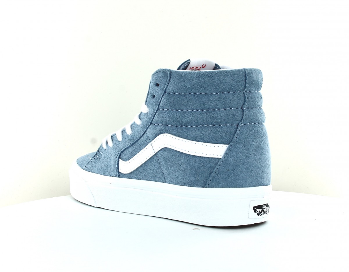 Vans SK8 hi pig suede bleu ciel