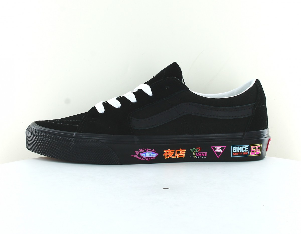 Vans Sk8 low vans market noir blanc